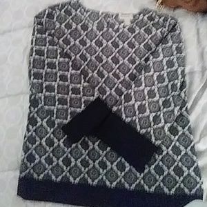 M Loft 3/4 sleeve dress shirt